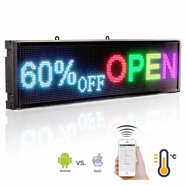 scrolling led sign board