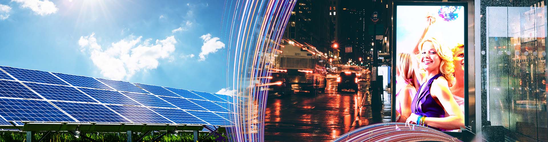 Solar Powered Led Screen