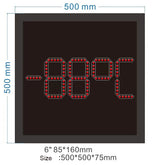 Leadleds 6 in Led Temperature Display for Indoor -15°C ~40°C Auto Detection