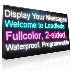 LED display board with text