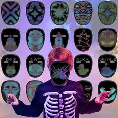 Glow-in-the-dark mask kids