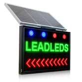 LED Warning Sign for Police