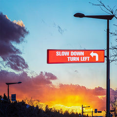 Programmable outdoor LED sign