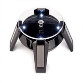 solar rotating sign stand