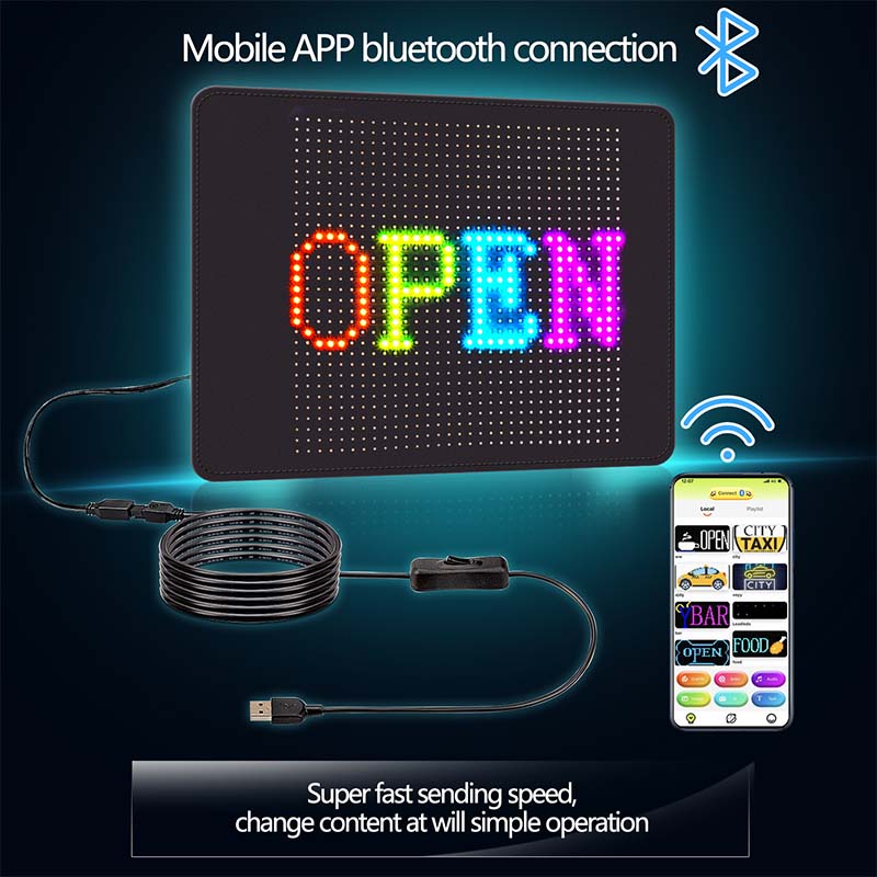 flexible portable sign