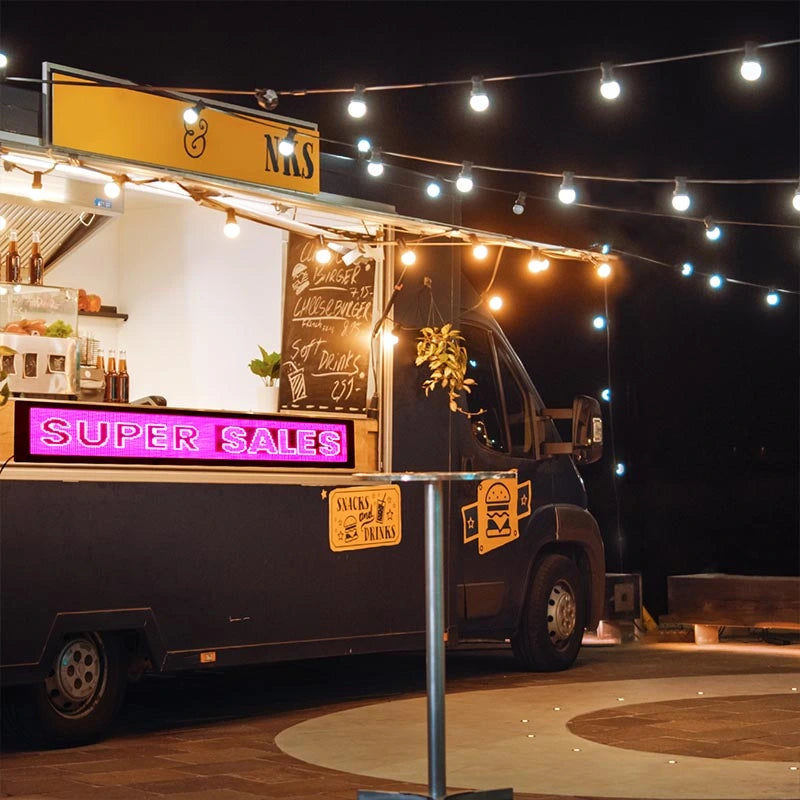 flexible led sign wifi programmable