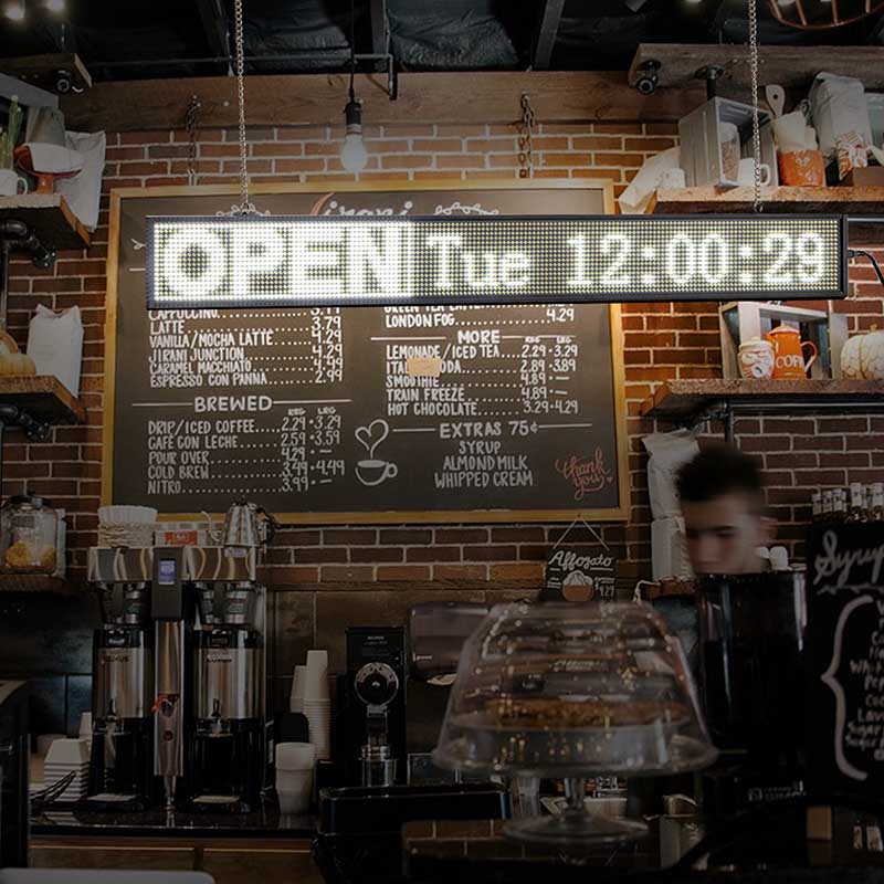 indoor scrolling led sign