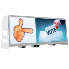 2-sided car roof signs