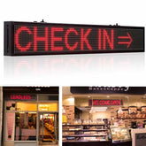 electronic scrolling message board