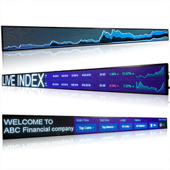 LED ticker boards for advertising