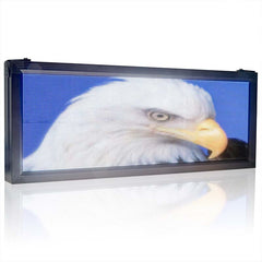 Leadleds Programmable Led Signs Outdoor Led Screen Full Color Advertising Business Sign, 41 x 15in
