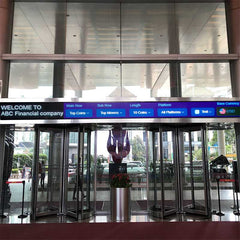 Leadleds Electronic Led Ticker Tape Display Board Digital Signage with SDK Docking Stock Market Finacial News