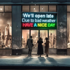 led window sign