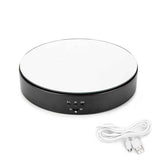 UNTCENT 7.7" Mirror Top Motorized Rotating Turntable Electric Rotating Display Stand
