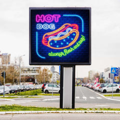 Leadleds Custom Order Outdoor Led Video Sign by LAN Fast Program, 1.6 x 0.8m