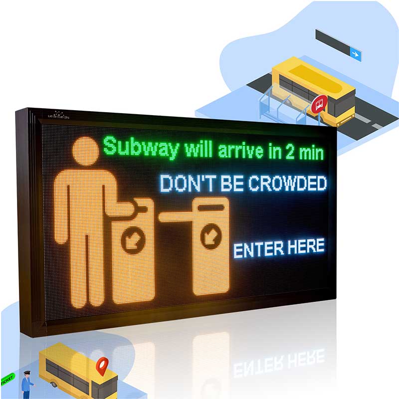 programmable outdoor led sign