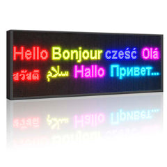 Leadleds 52 en tablero de señalización de vídeo LED programable de doble cara