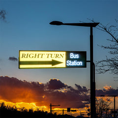 sunlight readable led signs