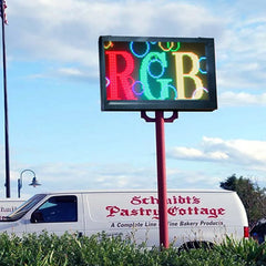 RGB LED sign