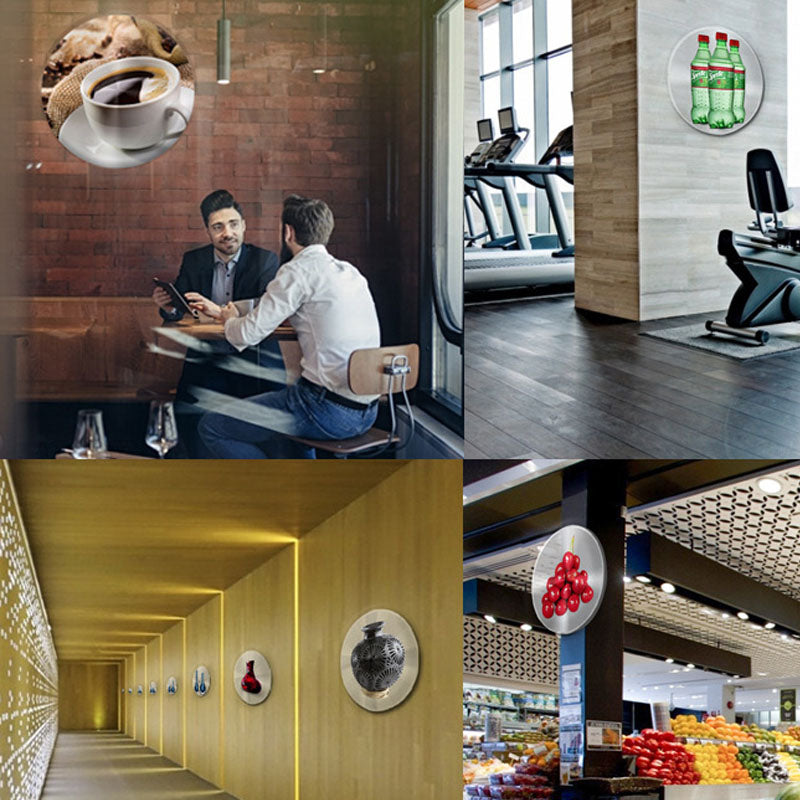 Leadleds 3D Hologram Advertising Display Fan WiFi Control 100CM 4 Axis, Safety Cover Including