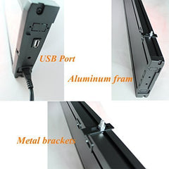 Leadleds 40ā LED Display Board USB Programmable Scrolling Message for Business Advertising, 3 Colors - Leadleds