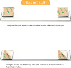 Leadleds Luz nocturna para gabinetes de pared, recargable por USB, con sensor de movimiento magnético, paquete de 3