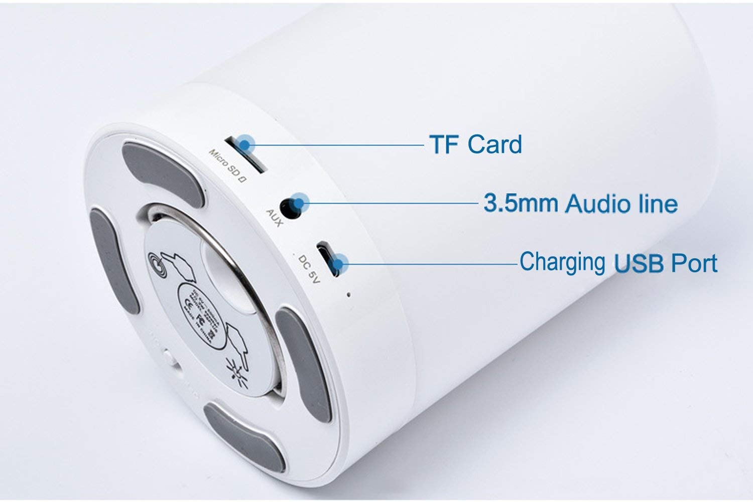 Leadleds RGB Lighting Wireless Bluetooth Speaker Hands-free Call LED Light Lamp With Music Beat, Portable Bluetooth Speaker Lighting - Leadleds