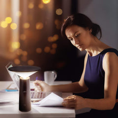 Leadleds LED Desk Lamp USB Charging Touch Sensitive Control Adjustable Brightness Reading Light - Leadleds
