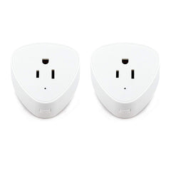 Smart Plug Wifi Outlet Compatible With Alexa, Echo, Google Home, Leadleds Mini Smart Socket with Timer Function, No Hub Required, 10A (2 pack) - Leadleds