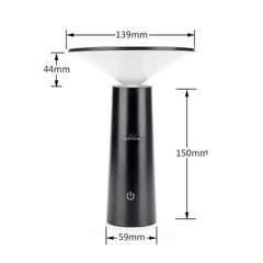 Leadleds LED Desk Lamp USB Charging Touch Sensitive Control Adjustable Brightness Reading Light - Leadleds