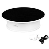 Leadleds Black Velvet Electric Motorized Rotating Display Turntable with Free Voltage AC Adapter - Leadleds