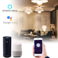 Leadleds WiFi Smart LED Light Bulb Multi-Color Dimmable Compatible with Alexa & Google Assistant - Leadleds