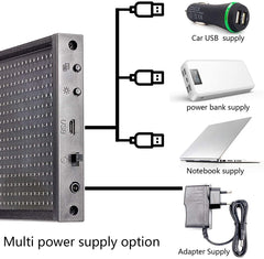 car led programmable message signs