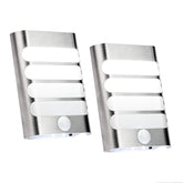 Leadleds Motion Sensor Light USB Rechargeable or 3pcs AA Battery Powered Wall Sconce Spot Lights Hallway Night Light, 2 Pack - Leadleds