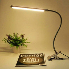 Leadleds LED Clip on Light Dimmable Reading Lights Flexible Gooesneck, USB Cord 2 Lighting Modes - Leadleds