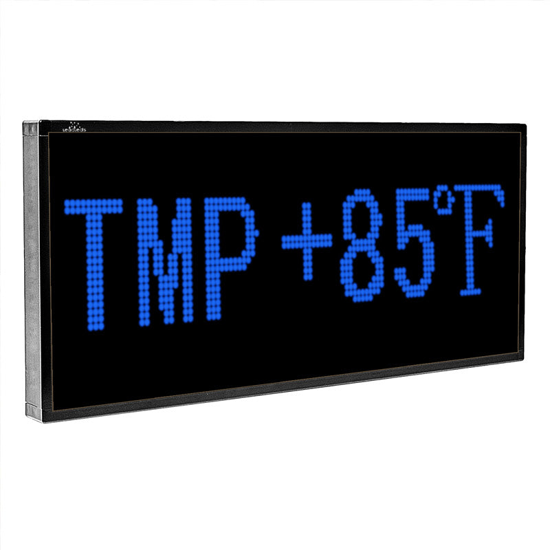 Leadleds Battery Operated Temperature Display Outdoor Digital Sign Board 9.5 x 15.8 in