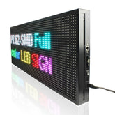 Leadleds Indoor Led Display Electronic Digital Signage by LAN Fast Program Multicolor Message, 71 x 39cm