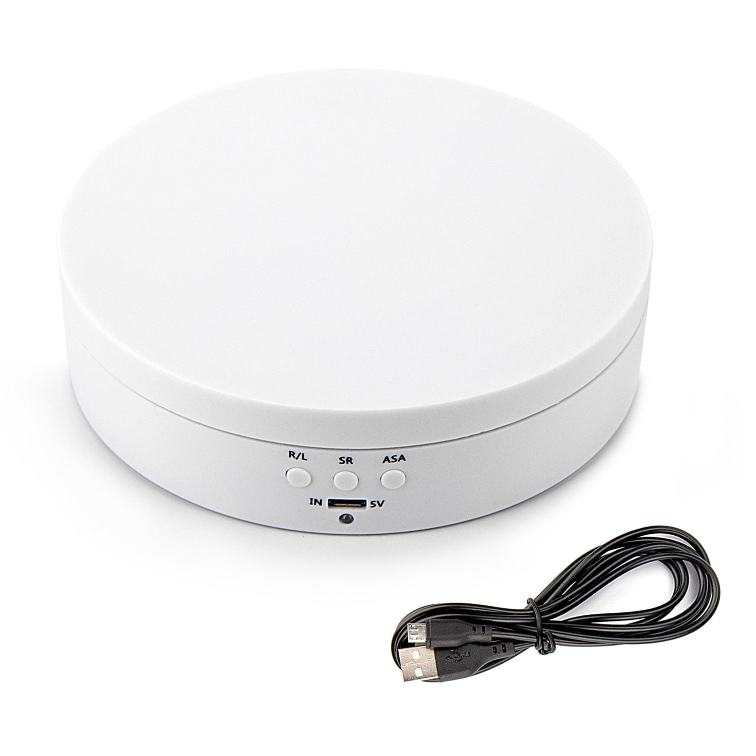 UNTCENT Motorized Turntable Electric Rotating Display Stand for Jewelry Hobby Collectible Products