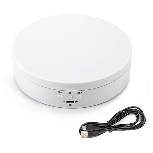 UNTCENT Motorized Turntable Electric Rotating Display Stand for Jewelry Hobby Collectible Products