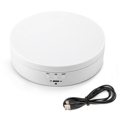 UNTCENT Motorized Turntable Electric Rotating Display Stand for Jewelry Hobby Collectible Products