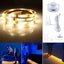 Leadleds Motion Activated Bed Light 4ft LED Strip with Motion Sensor and Power Adapter(Warm Soft Glow) - Leadleds