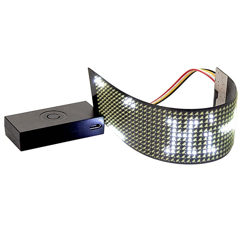 Leadleds Mini Size Bluetooth Led Flexible Strip Multiple Languages Supported, 15 x 3cm