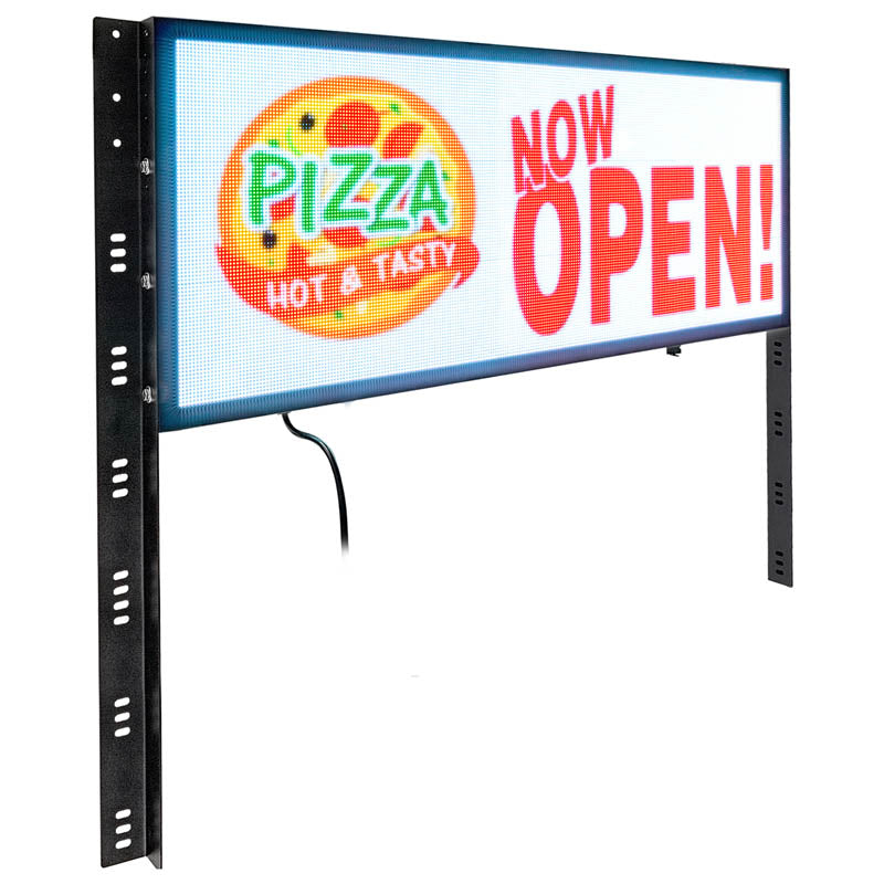 Leadleds 53in LED Car Display Traffic Sign Full Color Advertising TV Screen Programmable, DC9-36V