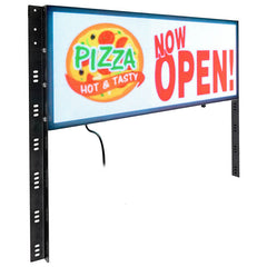 Leadleds 53in LED Car Display Traffic Sign Full Color Advertising TV Screen Programmable, DC9-36V