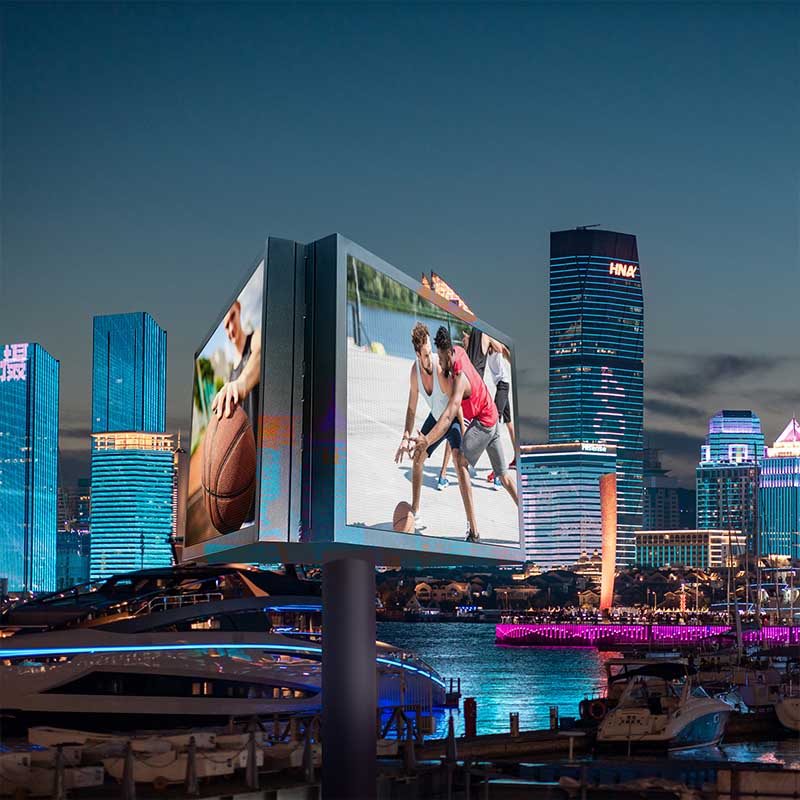 Triangle and Cube LED Display