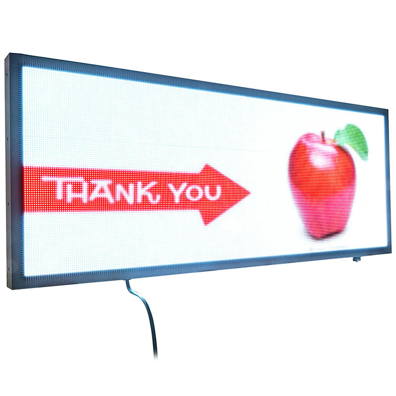 Leadleds 53in LED Car Display Traffic Sign Full Color Advertising TV Screen Programmable, DC9-36V