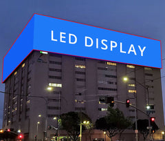Leadleds Building Corner Advertising Billboard Sign Vertical Wall Led Display Screen Outdoor Waterproof