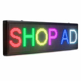 Leadleds Full Color Video Sign Led Screen Business Signs Support Video Image Text by Ethernet Cable Programming