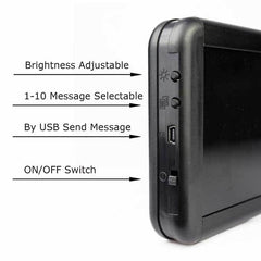 Leadleds Battery Powered Store LED Sign Advertising Message Display Board Multifunction