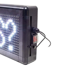 Leadleds 40in Outdoor Rechargeable Battery Powered Led Bar Sign Multicolor WiFi Programmable